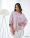 Crinkle Satin Kaftan Top 67951